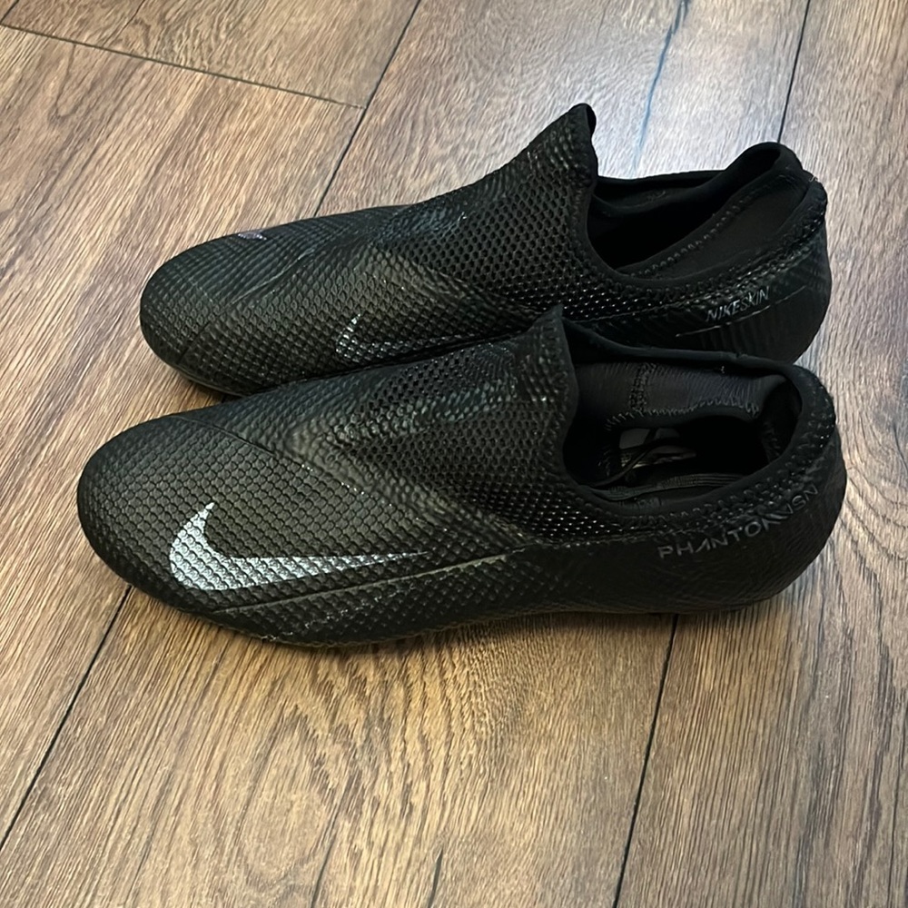 Nike Phantom turf cleats with chin guards